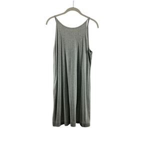 White House Black Market Gray Sleeveless Mini Dress super soft